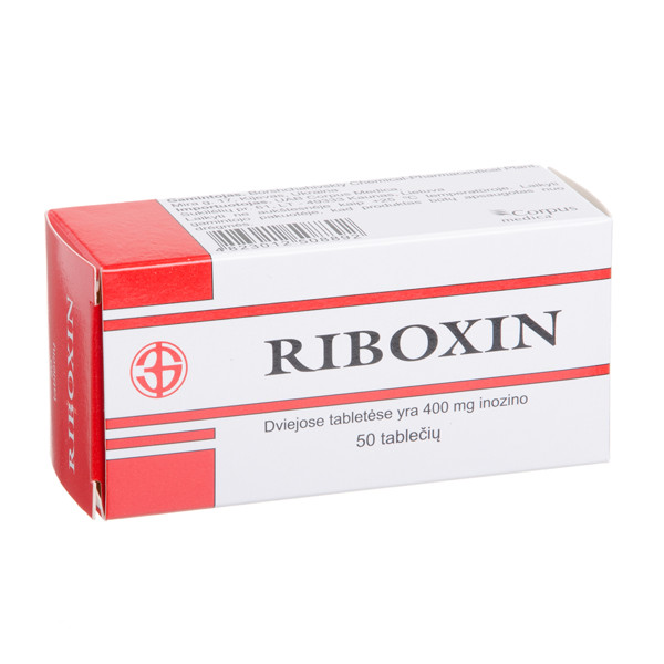 RIBOXIN, 400 mg, 50 tablečių paveikslėlis