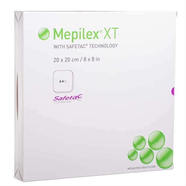 MEPILEX XT, tvarstis, 20 cm x 20 cm, 5 vnt.  paveikslėlis