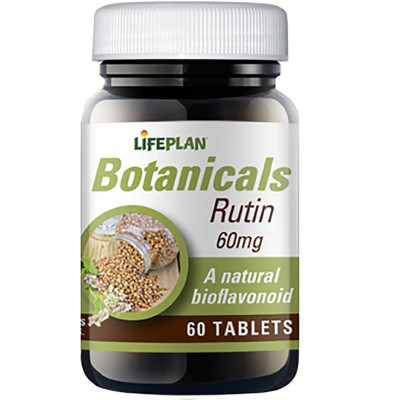 LIFEPLAN RUTIN, 60 mg, grynas rutinas, 60 tablečių paveikslėlis