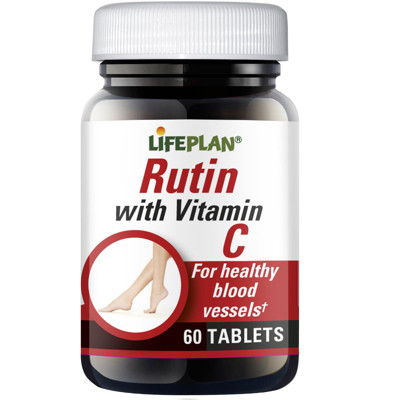 LIFEPLAN RUTIN C, rutinas su vitaminu C, 60 tablečių paveikslėlis