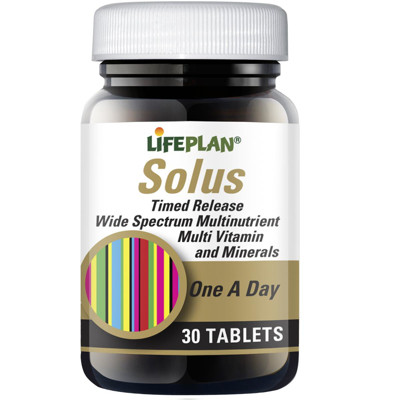 LIFEPLAN SOLUS, multivitaminų kompleksas, 30 tablečių paveikslėlis