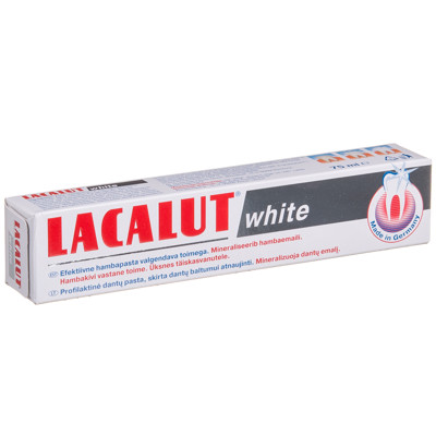 LACALUT WHITE, dantų pasta, 75 ml paveikslėlis