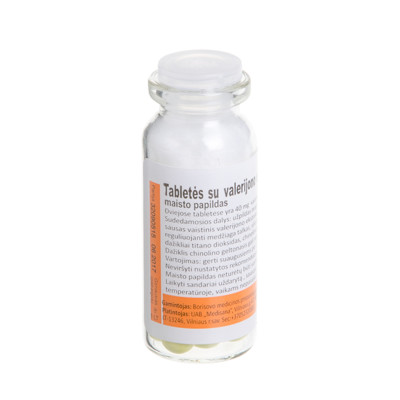 VALERIANAE, 20 mg, 50 tablečių paveikslėlis