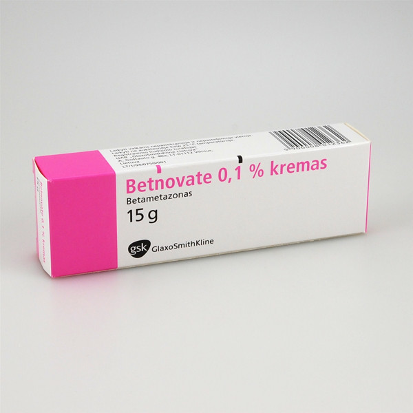 BETNOVATE, 1 mg/g, kremas, 15 g  paveikslėlis
