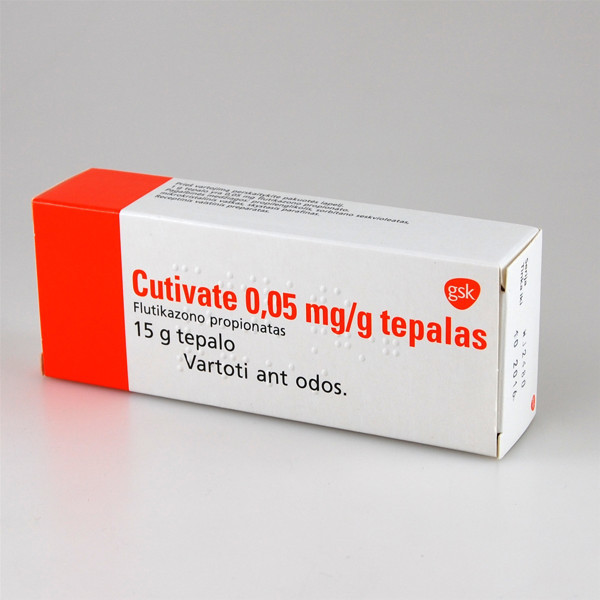 CUTIVATE, 0,05 mg/g, tepalas, 15 g  paveikslėlis