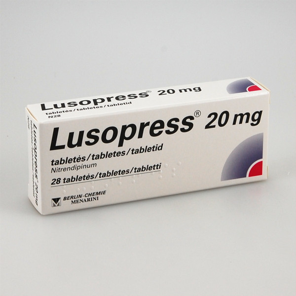 LUSOPRESS, 20 mg, tabletės, N28 paveikslėlis