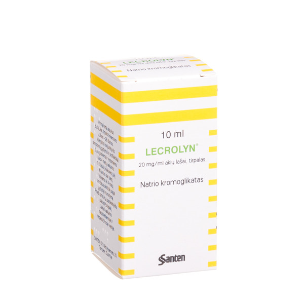 LECROLYN, 20 mg/ml, akių lašai (tirpalas), 10 ml  paveikslėlis