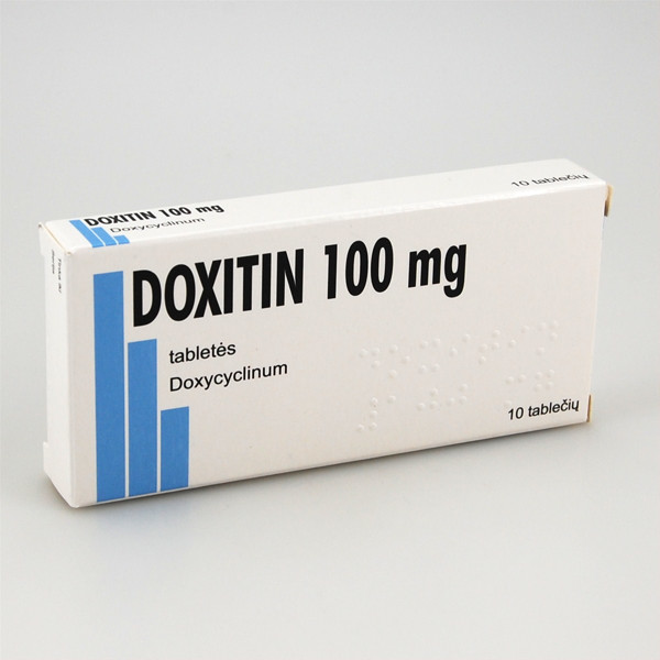 DOXITIN, 100 mg, tabletės, N10  paveikslėlis