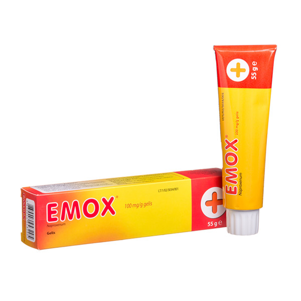 EMOX, 100 mg/g, gelis, 55 g (galiojimas iki 2024.12.31) paveikslėlis