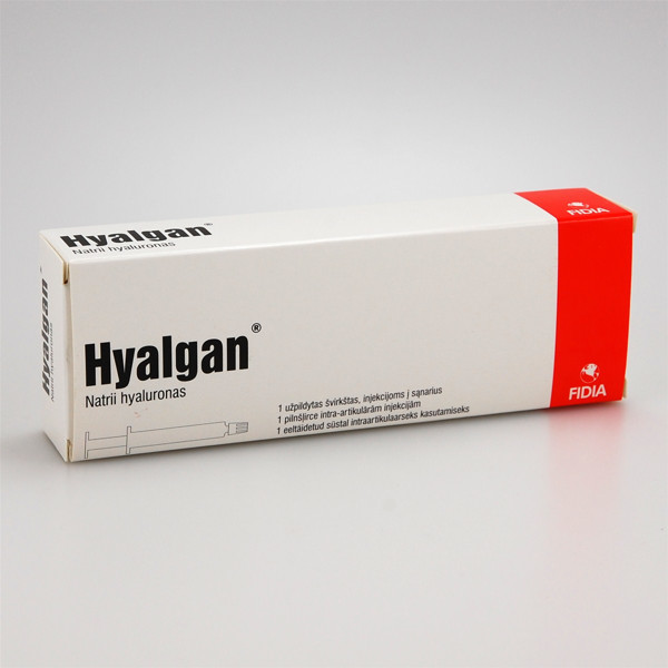 HYALGAN, 20 mg/2 ml, injekcinis tirpalas, N1 paveikslėlis