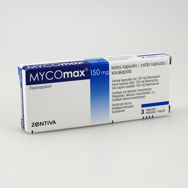MYCOMAX, 150 mg, kietosios kapsulės, N3  paveikslėlis