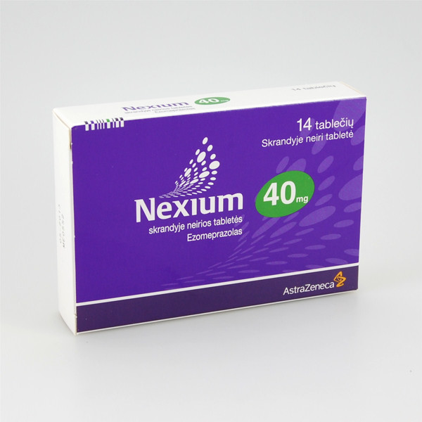 NEXIUM, 40 mg, skrandyje neirios tabletės, N14  paveikslėlis