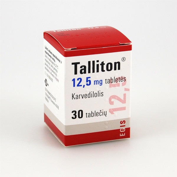 TALLITON, 12,5 mg, tabletės, N30  paveikslėlis