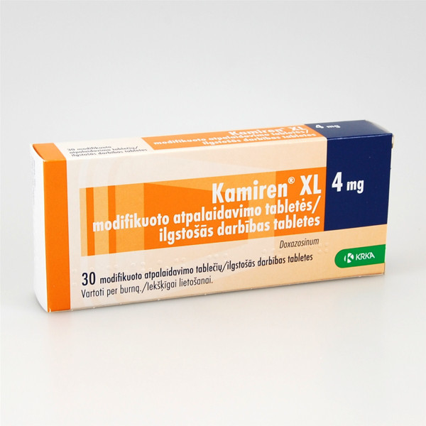 KAMIREN XL, 4 mg, modifikuoto atpalaidavimo tabletės, N30  paveikslėlis