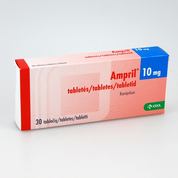 AMPRIL, 10 mg, tabletės, N30  paveikslėlis