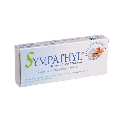 SYMPATHYL, plėvele dengtos tabletės, N40  paveikslėlis