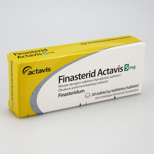 FINASTERID ACTAVIS, 5 mg, plėvele dengtos tabletės, N30  paveikslėlis