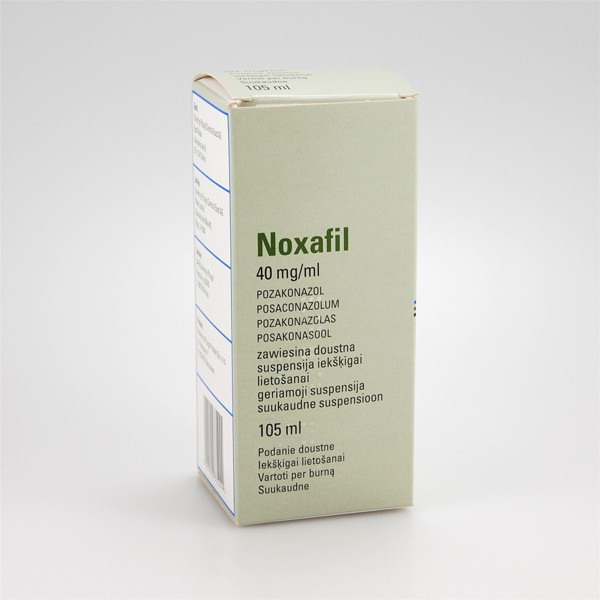 NOXAFIL, 40 mg/ml, geriamoji suspensija, 105 ml  paveikslėlis