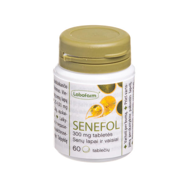 SENEFOL, 300 mg, tabletės, N60  paveikslėlis