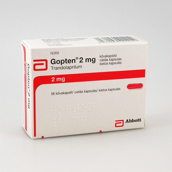 GOPTEN, 2 mg, kietosios kapsulės, N56  paveikslėlis
