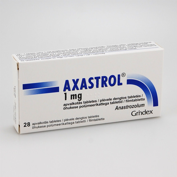 AXASTROL, 1 mg, plėvele dengtos tabletės, N28  paveikslėlis