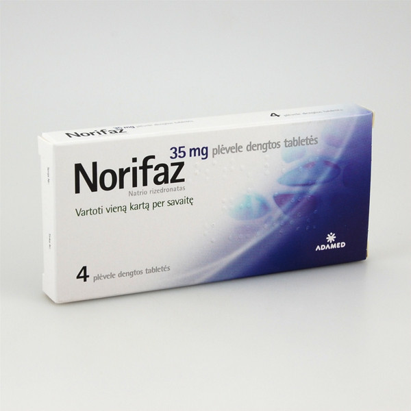NORIFAZ, 35 mg, plėvele dengtos tabletės, N4  paveikslėlis