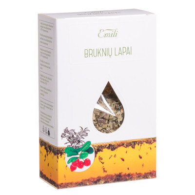 EMILI BRUKNIŲ LAPAI, žolelių arbata, 40 g paveikslėlis