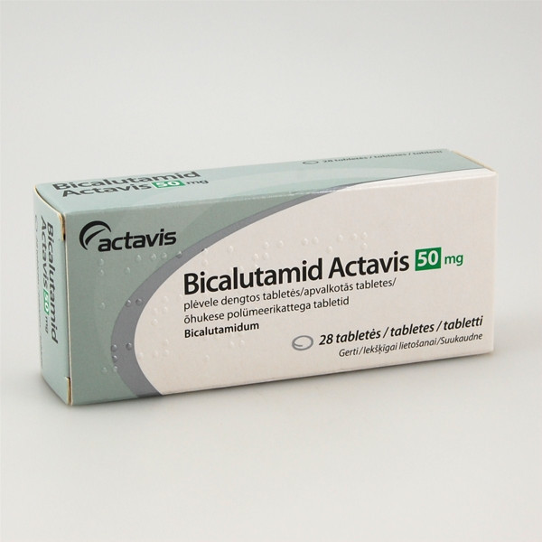 BICALUTAMID ACTAVIS, 50 mg, plėvele dengtos tabletės, N28  paveikslėlis