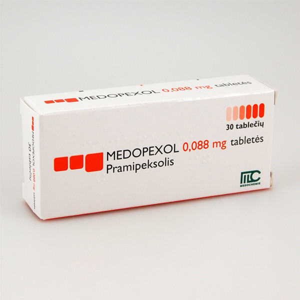 MEDOPEXOL, 0,088 mg, tabletės, N30 paveikslėlis