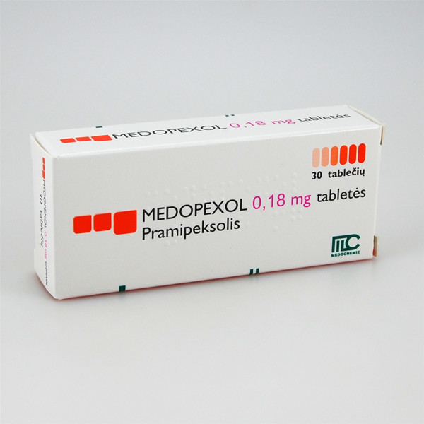 MEDOPEXOL, 0,18 mg, tabletės, N30  paveikslėlis