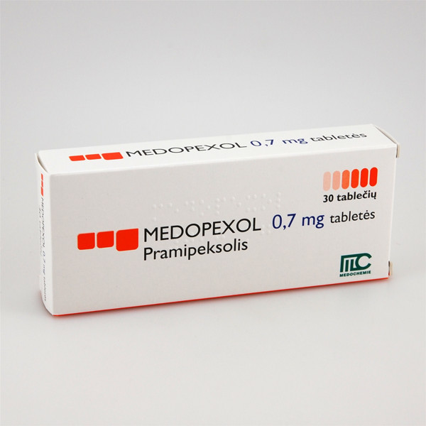 MEDOPEXOL, 0,7 mg, tabletės, N30  paveikslėlis