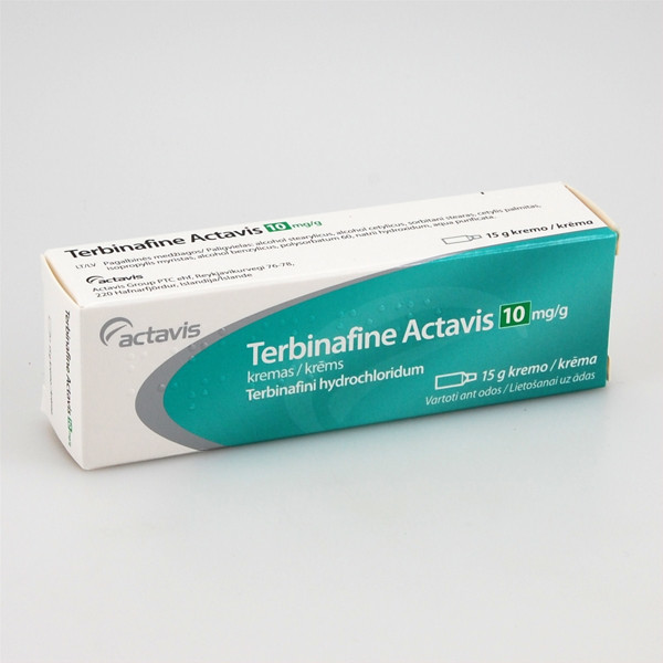 TERBINAFINE ACTAVIS, 10 mg/g, kremas, 15 g, N1 paveikslėlis