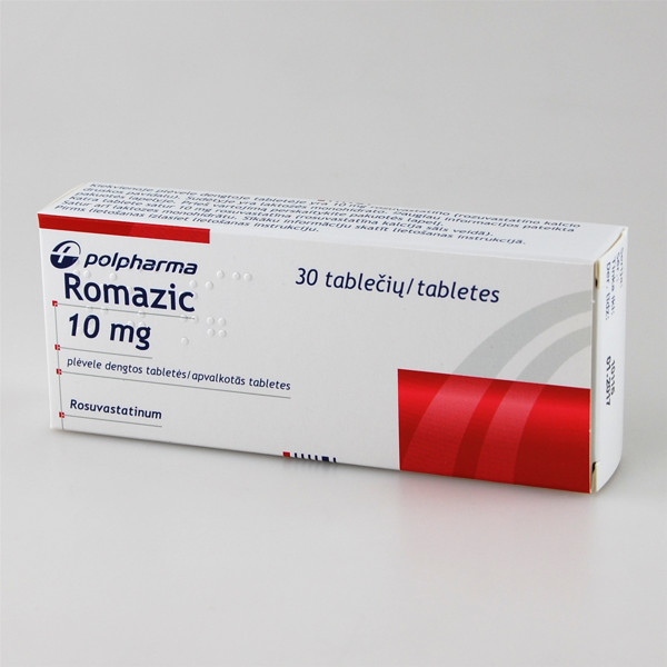 ROMAZIC, 10 mg, plėvele dengtos tabletės, N30  paveikslėlis