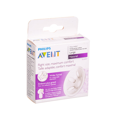 PHILIPS AVENT, pientraukio pagalvėlė "Natural", plati, masažinė, SCF167/01 paveikslėlis