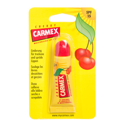 CARMEX LIP BALM TUBE CHERRY, lūpų balzamas, 10 g paveikslėlis