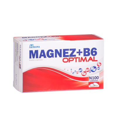 HAVENA MAGNEZ + B6 OPTIMAL, 100 tablečių paveikslėlis