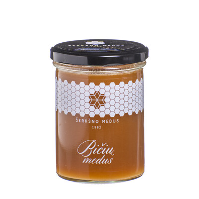ŠERKŠNO MEDUS, grikių medus, 500 g  paveikslėlis