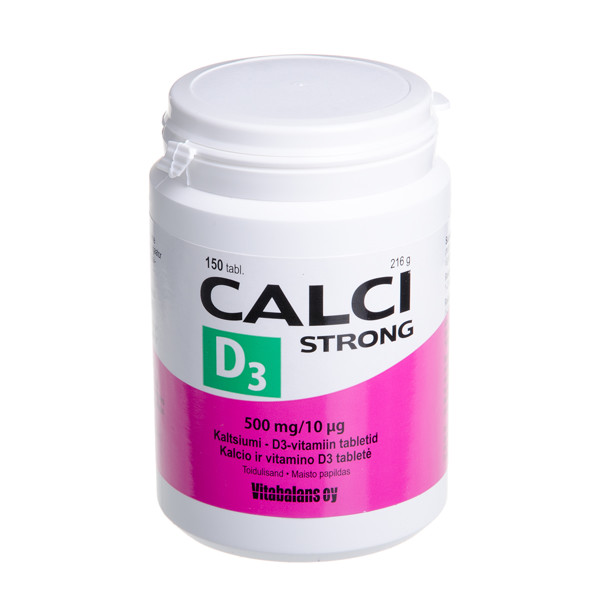 CALCI STRONG + D3, 150 tablečių  paveikslėlis