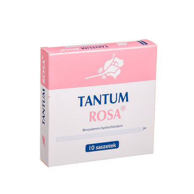 TANTUM ROSA, 500 mg, granulės makšties tirpalui, (l.imp.), N10 paveikslėlis