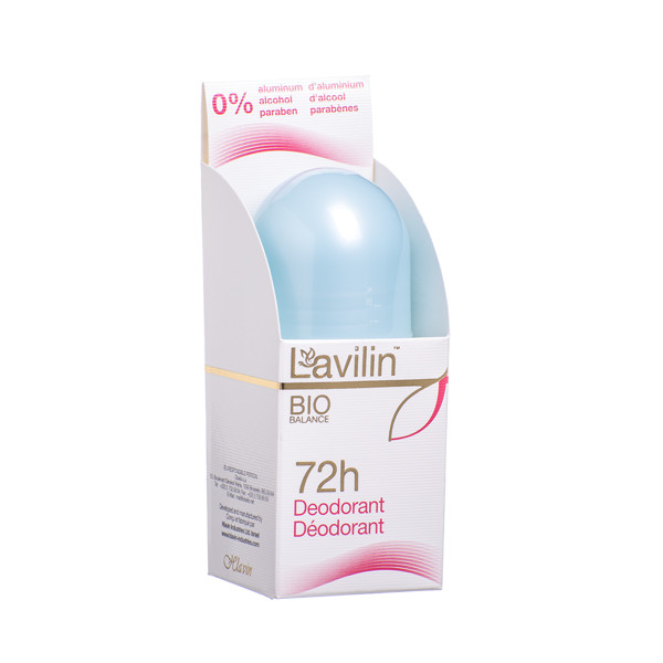 LAVILIN BIO BALANCE, rutulinis dezodorantas, 72 val., 60 ml  paveikslėlis