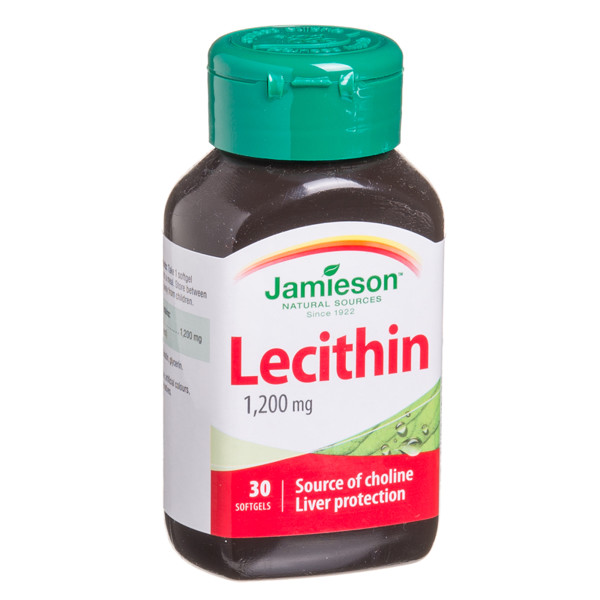 JAMIESON LECITINAS, 1200 mg, 30 minkštųjų kapsulių paveikslėlis