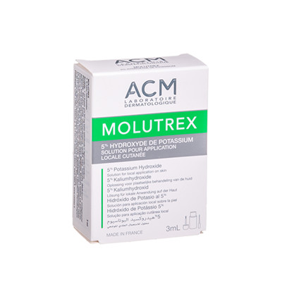 ACM MOLUTREX 5%, odos tirpalas, 3 ml paveikslėlis