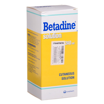 BETADINE, 100 mg/ml, odos tirpalas, (l.imp.), 240 ml paveikslėlis