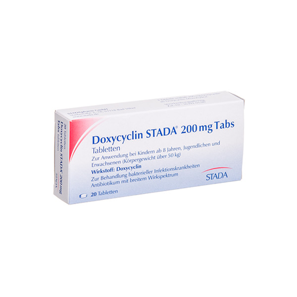DOXYCYCLIN STADA, 200 mg, tabletės, N20 paveikslėlis