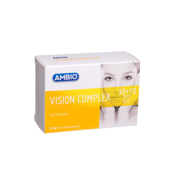 AMBIO VISION COMPLEX, 30 + 10 kapsulių  paveikslėlis