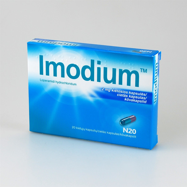 IMODIUM, 2 mg, kietosios kapsulės, N20  paveikslėlis
