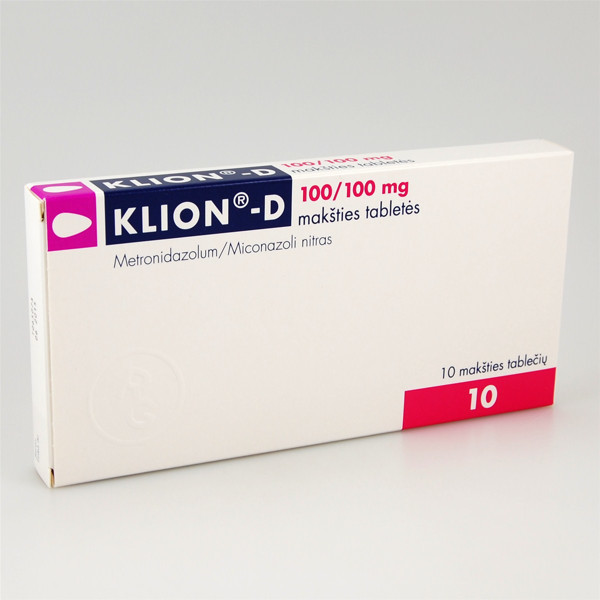 KLION-D, 100 mg/100 mg, makšties tabletės, N10 paveikslėlis