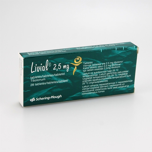 LIVIAL, 2,5 mg, tabletės, N28 | Gintarinė vaistinė