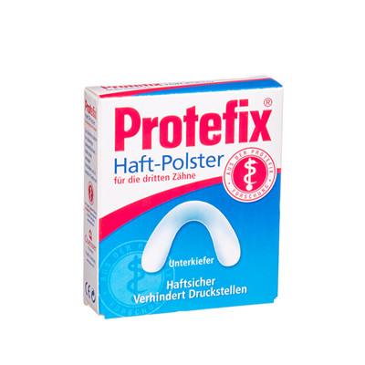 PROTEFIX HALF-POLSTER UK, apatinių dantų protezų pamušalai, fiksuojamieji, 30 vnt. paveikslėlis