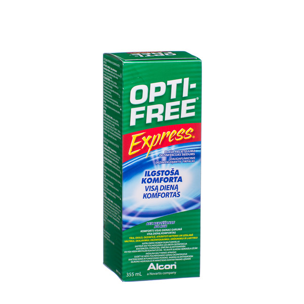 OPTI FREE EXPRESS, kontaktinių lęšių skystis, 355 ml paveikslėlis
